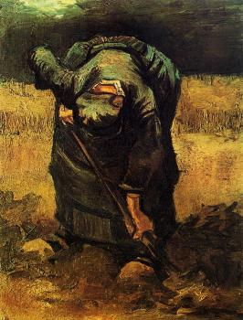 Vincent Van Gogh : Peasant Woman Digging III